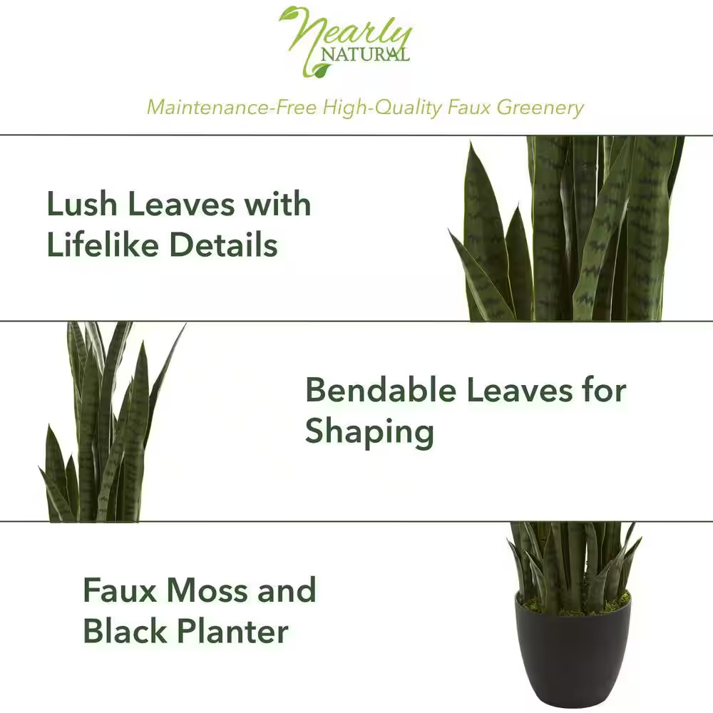 Indoor 48 In. Sansevieria Artificial Plant