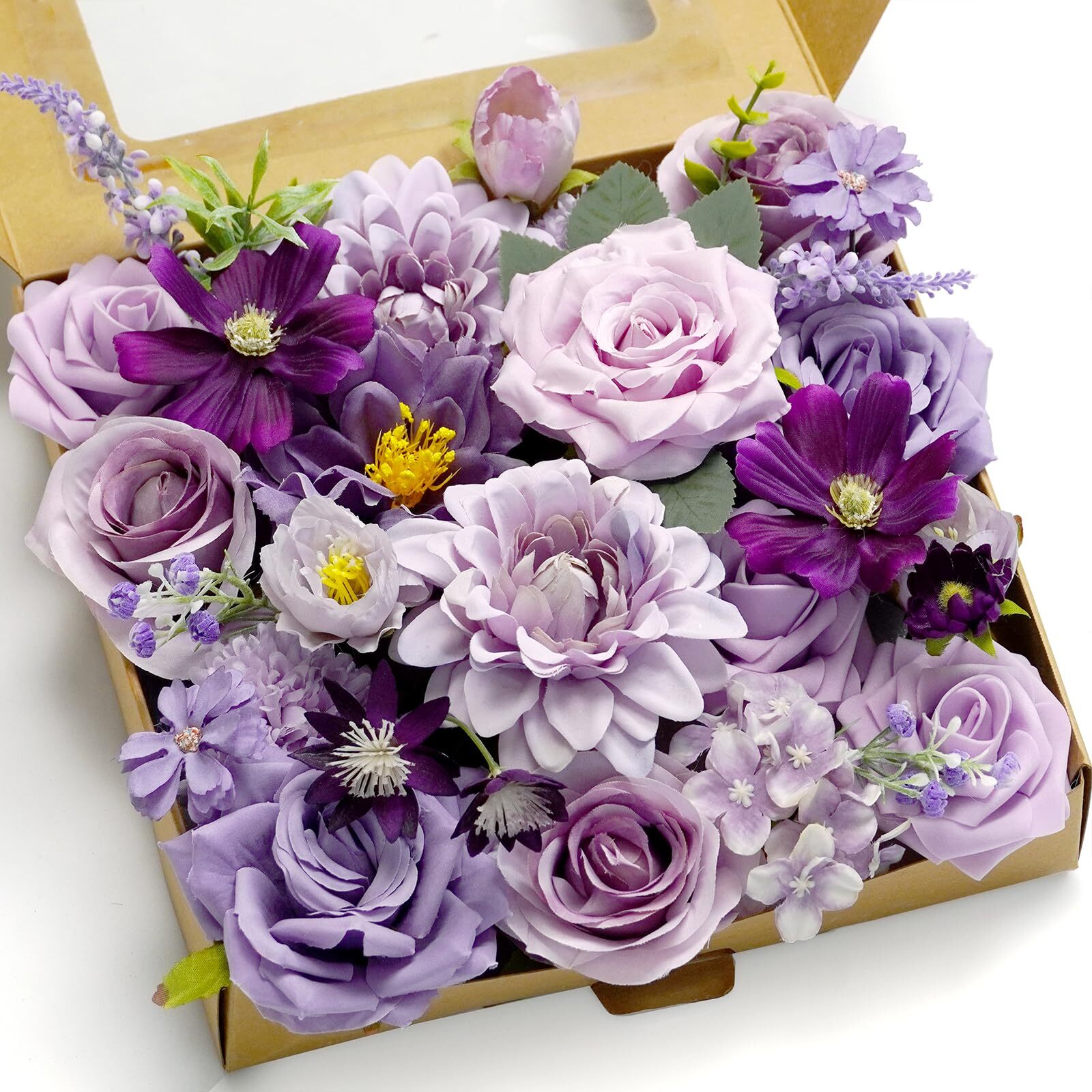 Artificial Flower Combination Box Set Artificial Flower Loose Leaves And Stems D