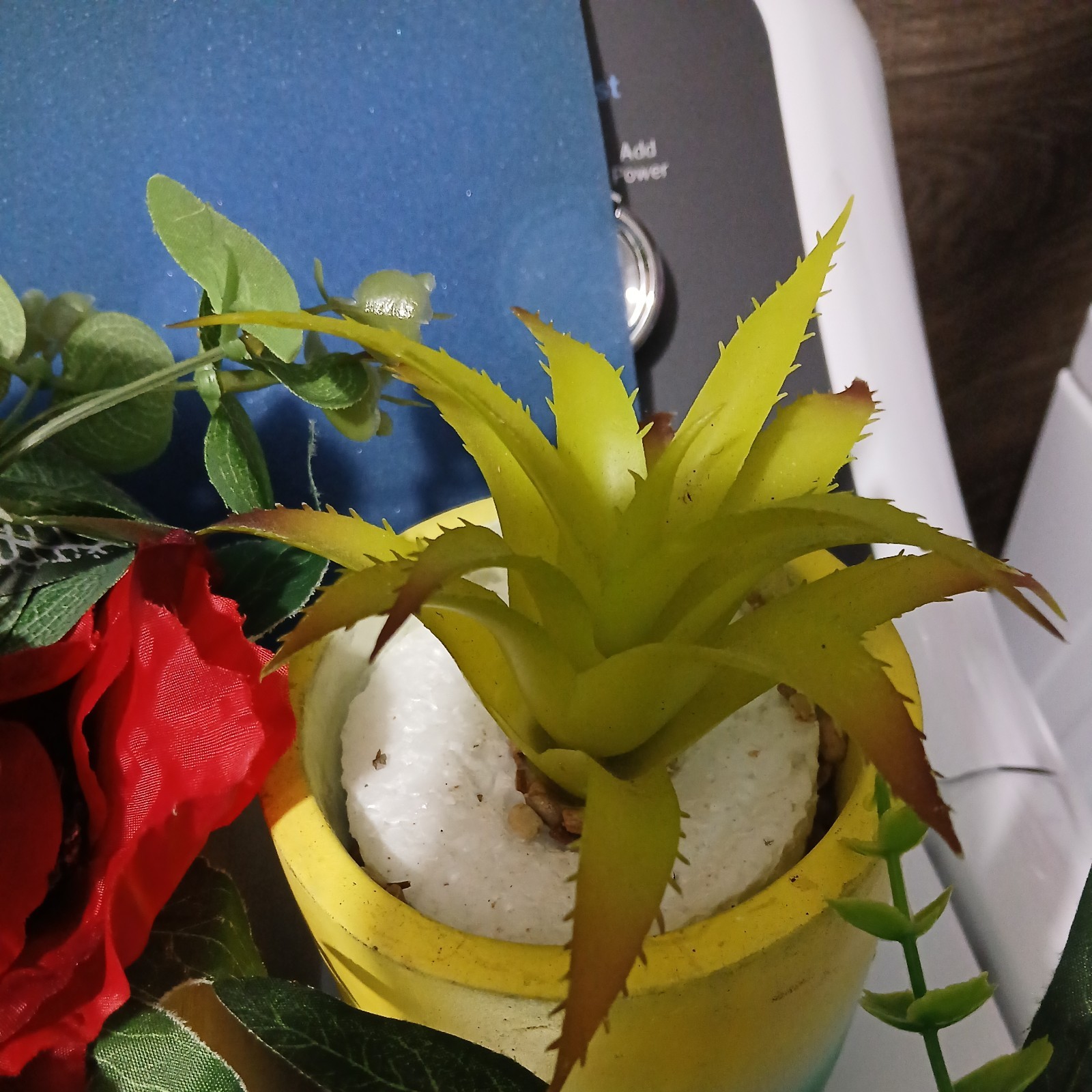 Decorative Fake Potted Succulents. New and Gently Used lot of 12