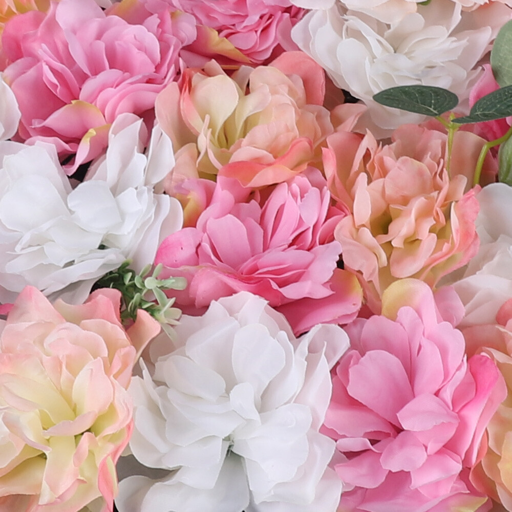 12Pcs Flower Wall Panels Artificial Flower Panels Fake Flower Wall Decoration