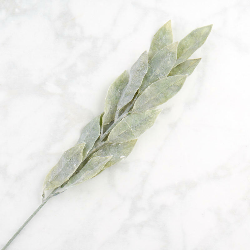 4 Factory Direct Craft Flocked Vinyl Lamb’s Ear Sprays for Indoor Decor