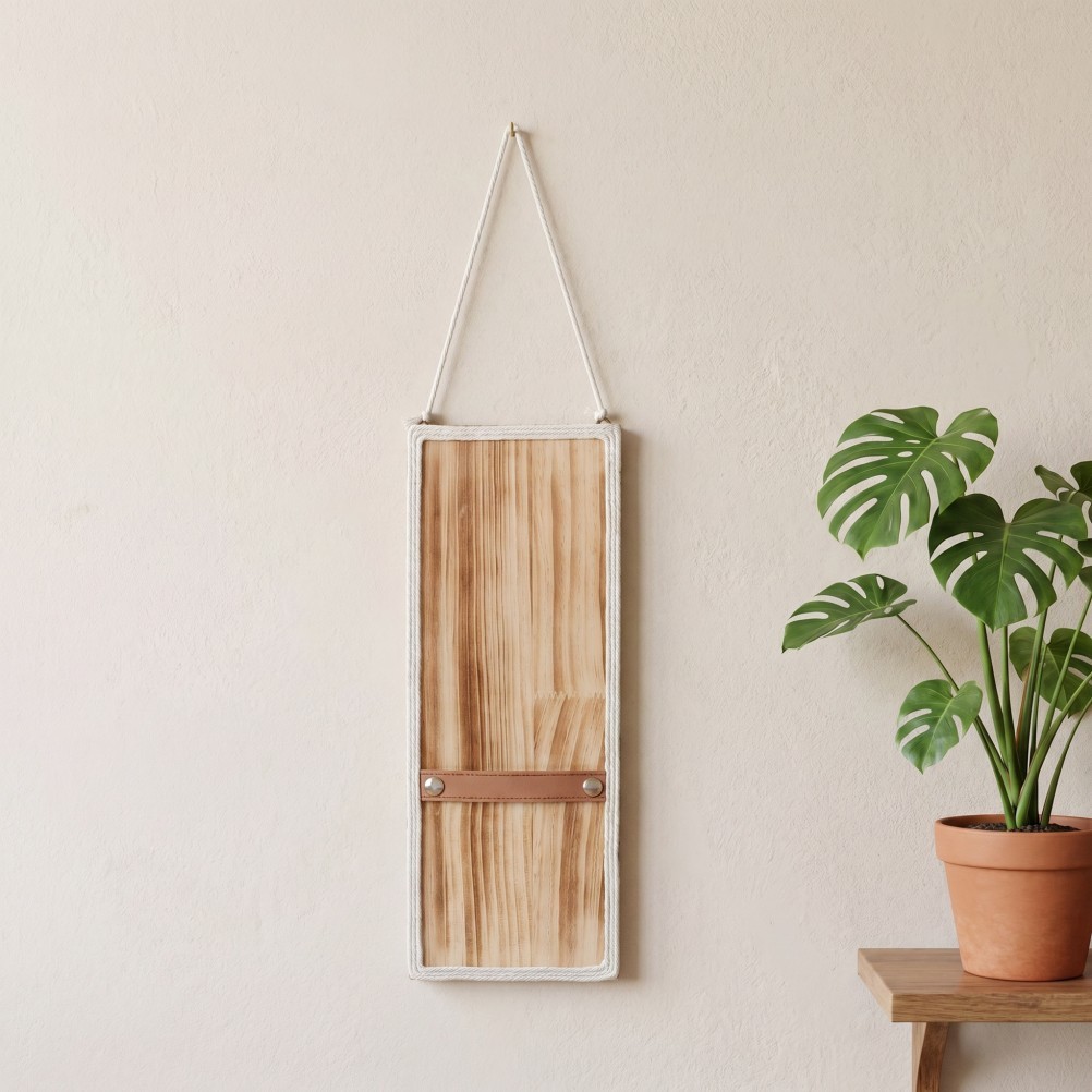 Wooden Flower Wall Decor, Rustic Wall Hanging Plaques for Artificial Flowers,