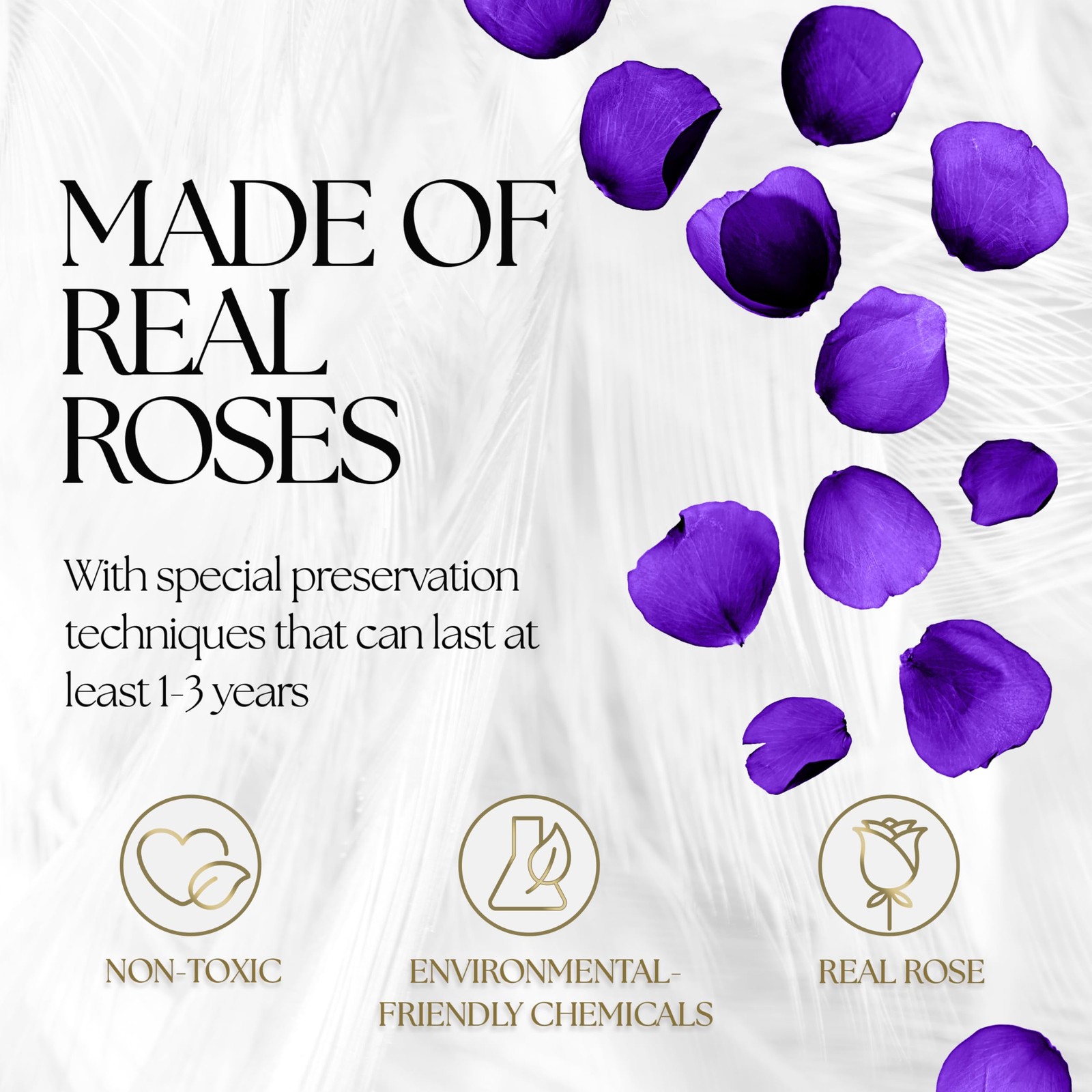 27 Flower Forever Heart Shape Box, Mothers Day Gift For Mom, Eternal Preserve…