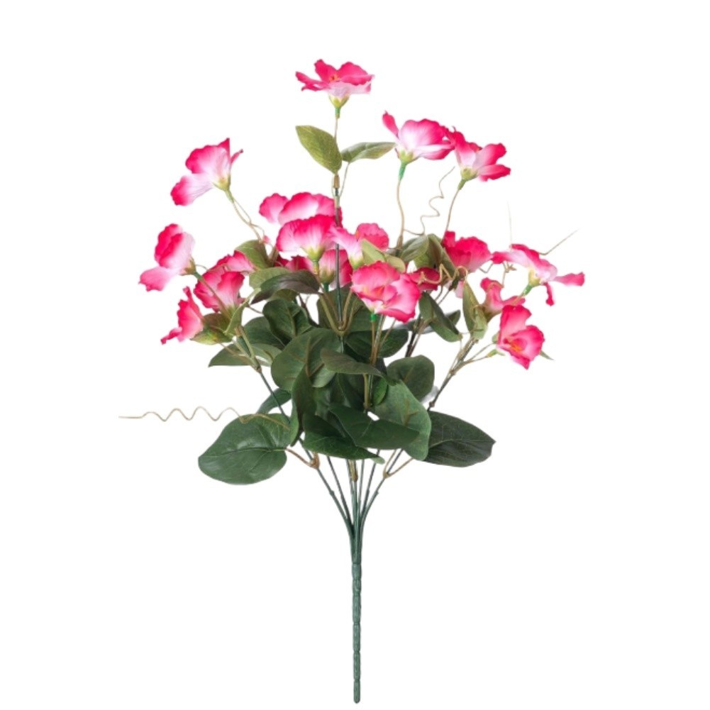 7 Head Silk Hibiscus Flowers Artificial Wedding Decor Home Garden Outdoor Faux