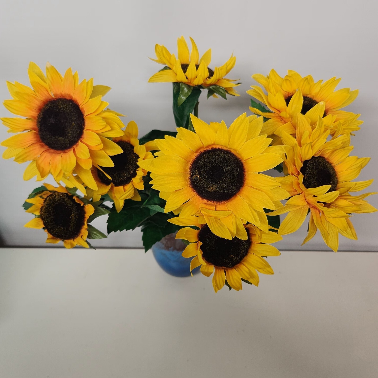 Lot Silk Flowers Sunflower Baby Breath Mums Craft Bouquet Centerpiece 50+ Stems