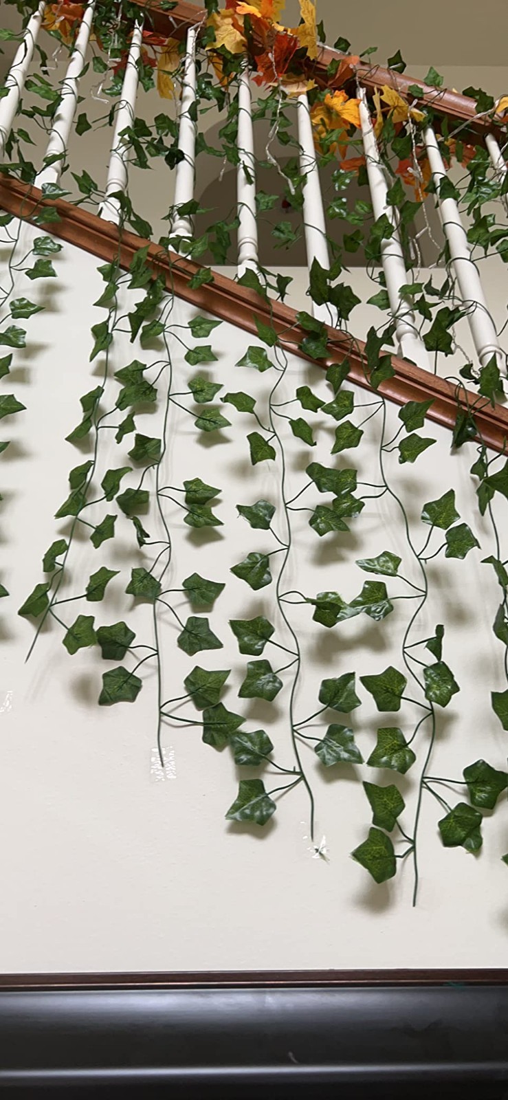 12 PACK 82.68in Artificial Hanging Garland Ivy Leaves Plants Vines