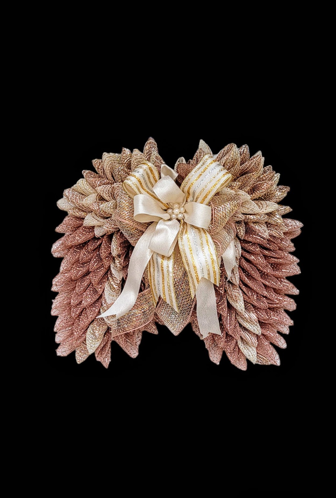 wreaths for front door, angel wings, choose your color, funeral wreath, wreath