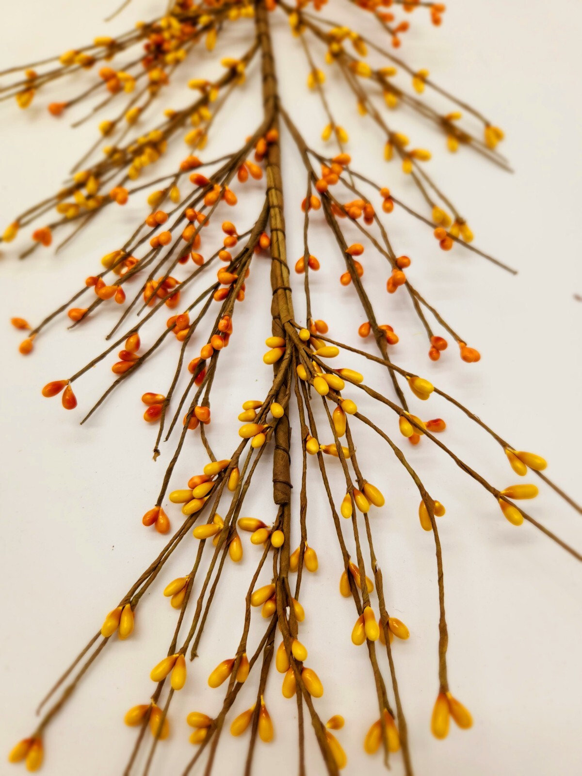 EV-1009R Pip Berry Garland in Orange & Mustard Color 54″ – 60″ Fall Garlands