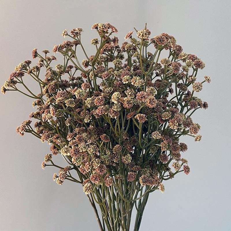 62CM Artificial Gypsophila Flowers Autumn PVC Bouquet Soft Faux Home Decor