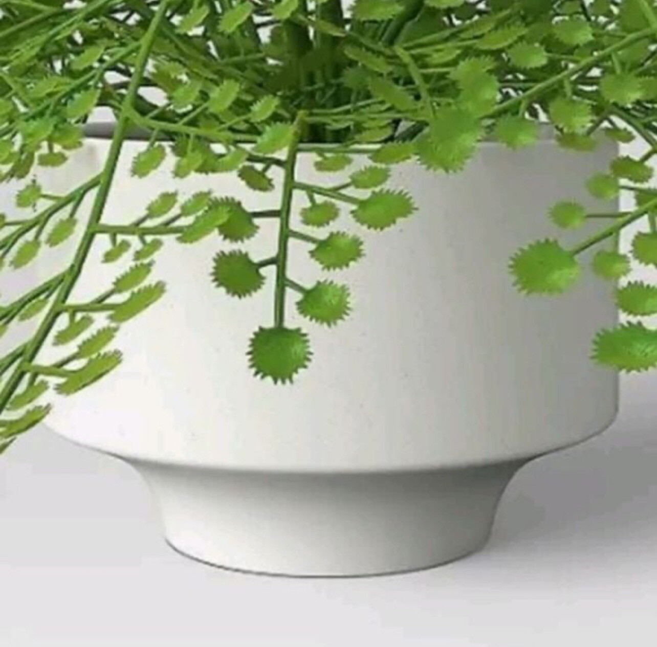 Threshold 14” Faux Fern Modern Ceramic Pot Artificial Arrangement – New