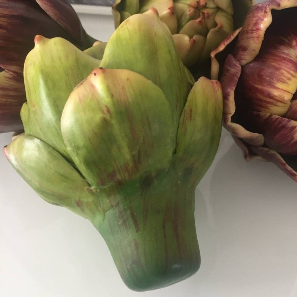 10.5 cm Tall Artificial Artichoke for Wedding Centerpiece For Kitchen Use