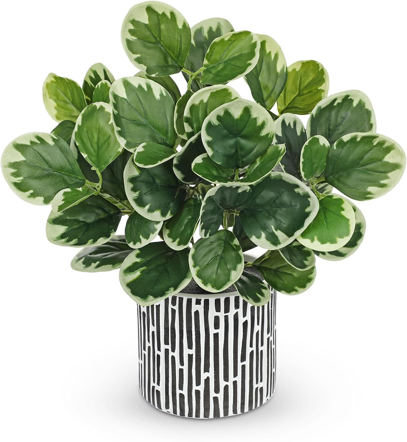 14.5″ Artificial Plants Indoor Home Decor Small Faux Plant | Silk Fake Potted Pl