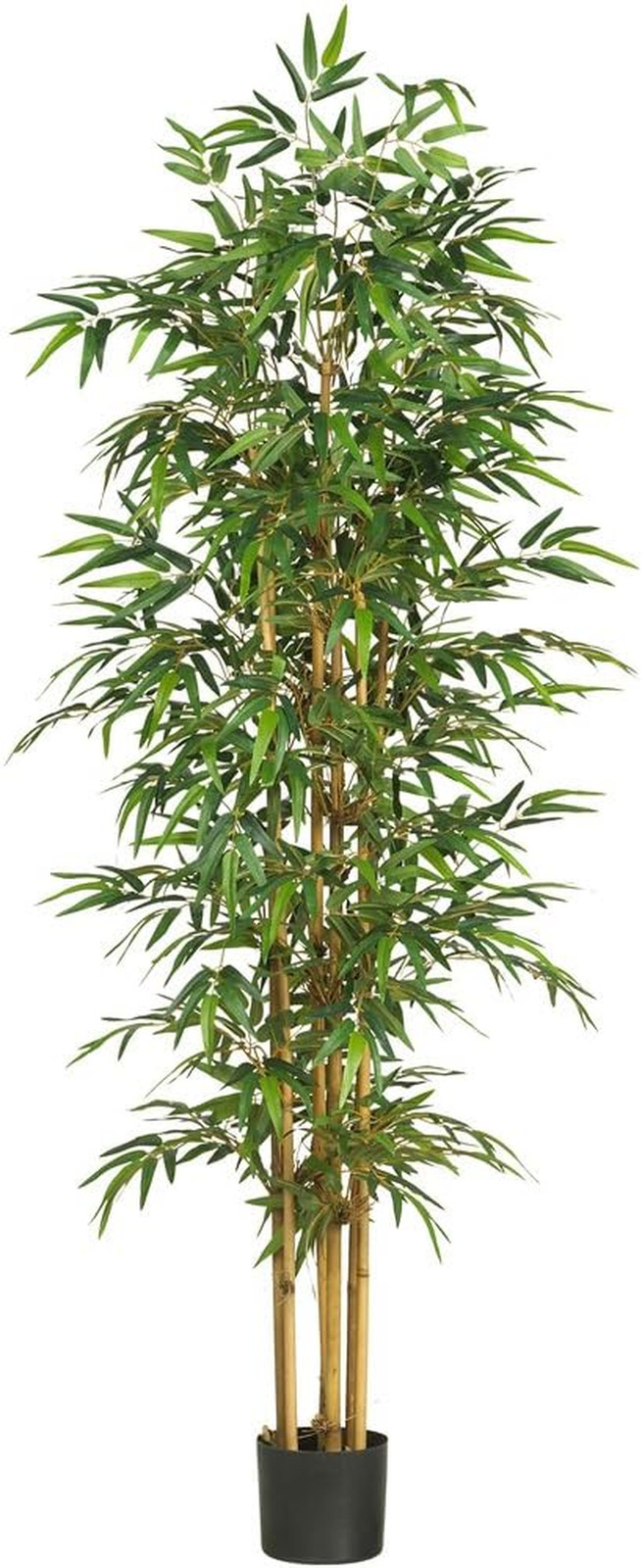6.25-Ft Tall Artificial Bamboo Tree with 1440 Realistic Leaves for Home Decor