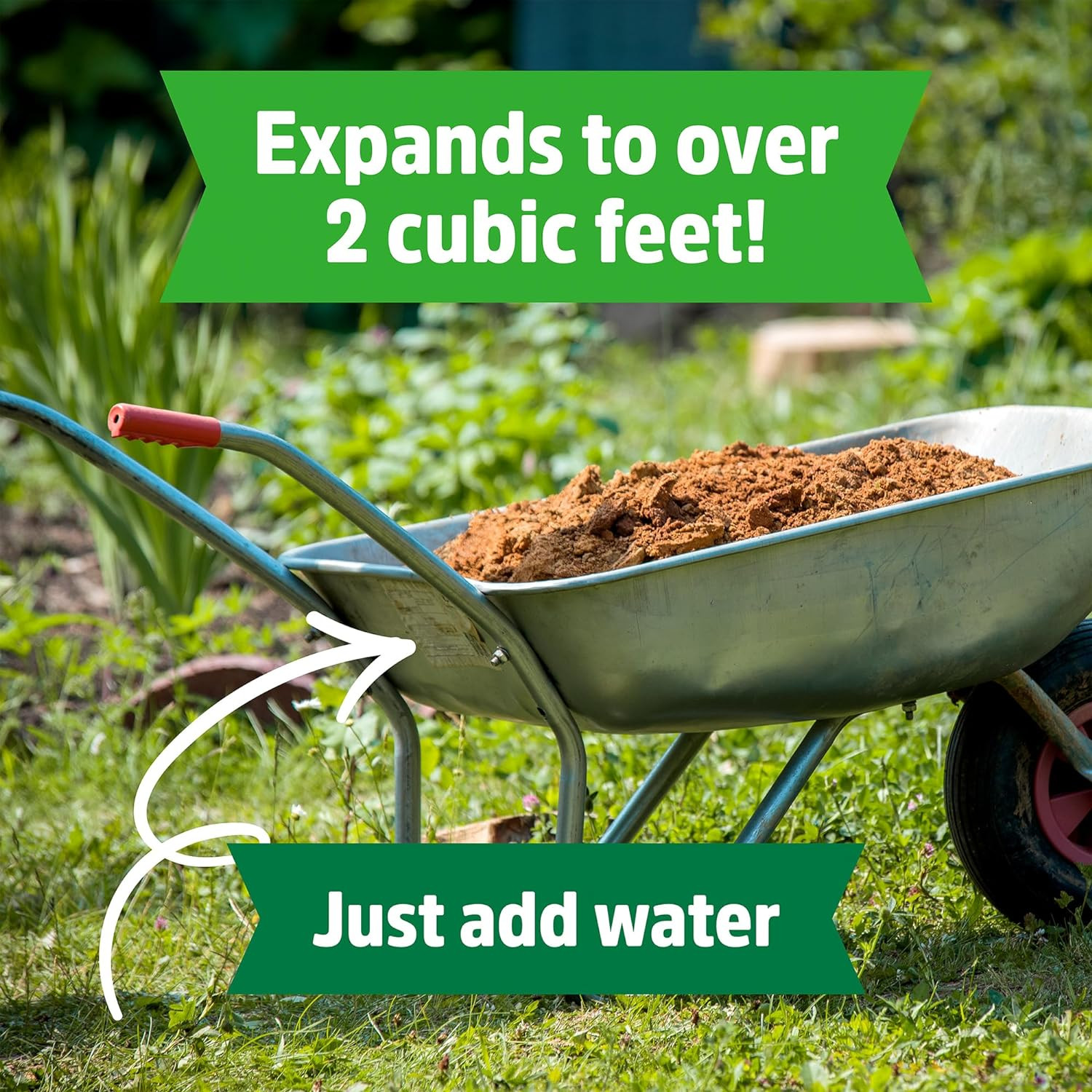 Back to the Roots Organic Coir, 51 Quart Expanding Soil, Great for Seeds