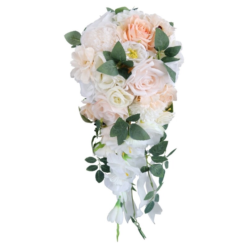 Handheld Artificial Rose Bridesmaids Bouquet for Birthday Anniversary Party