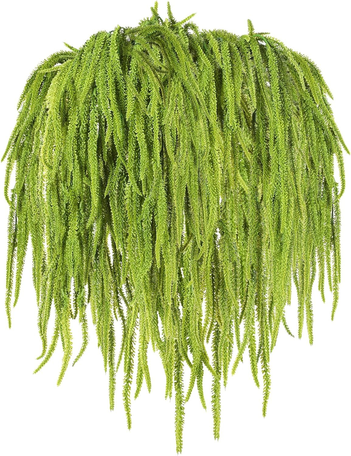 24 Pcs Faux Amaranthus Hanging Plants for Wedding & Home Decor – 24 Inch Green