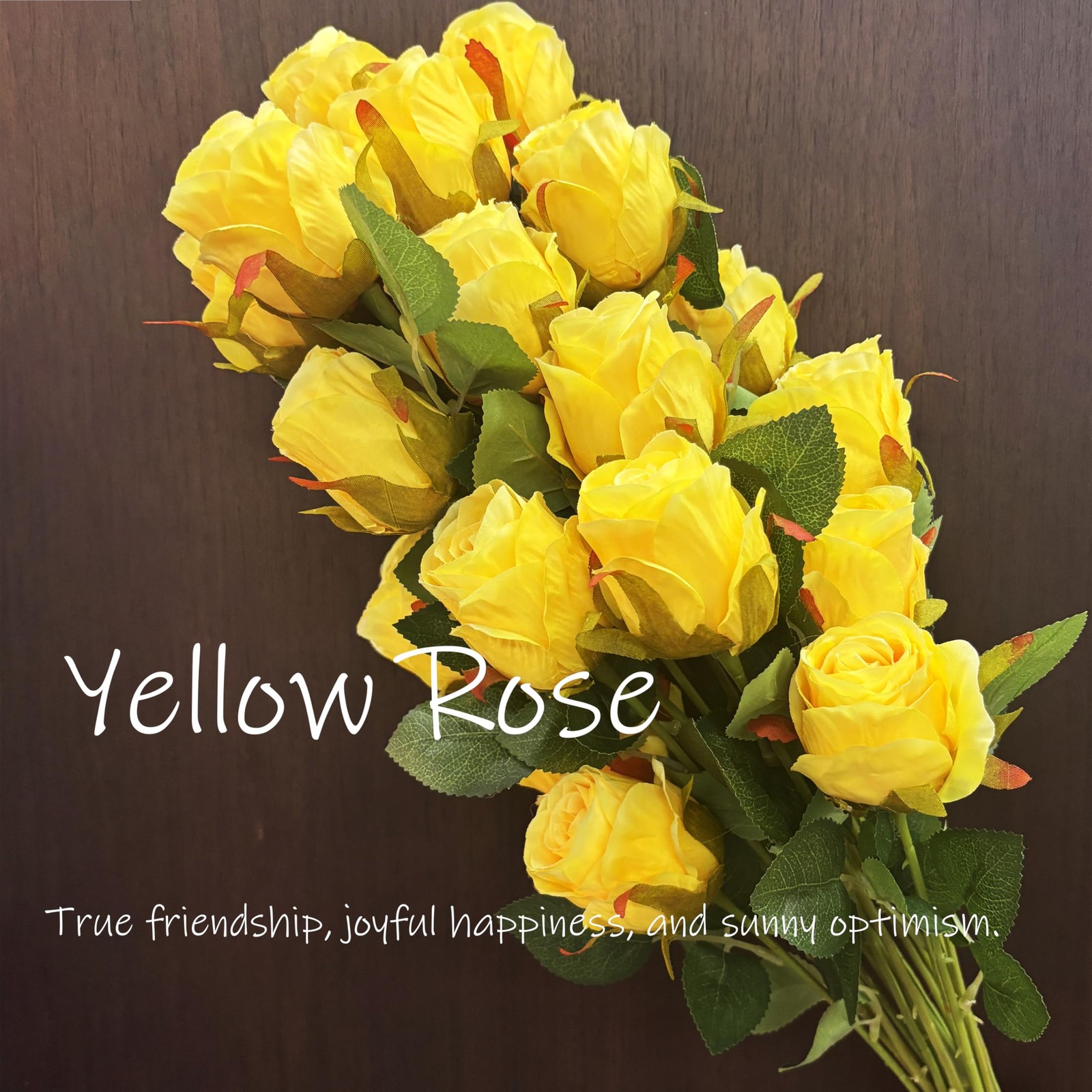 Artificial Roses 10 Pcs – Lifelike Single Stem Fake Roses with Natural Petal …