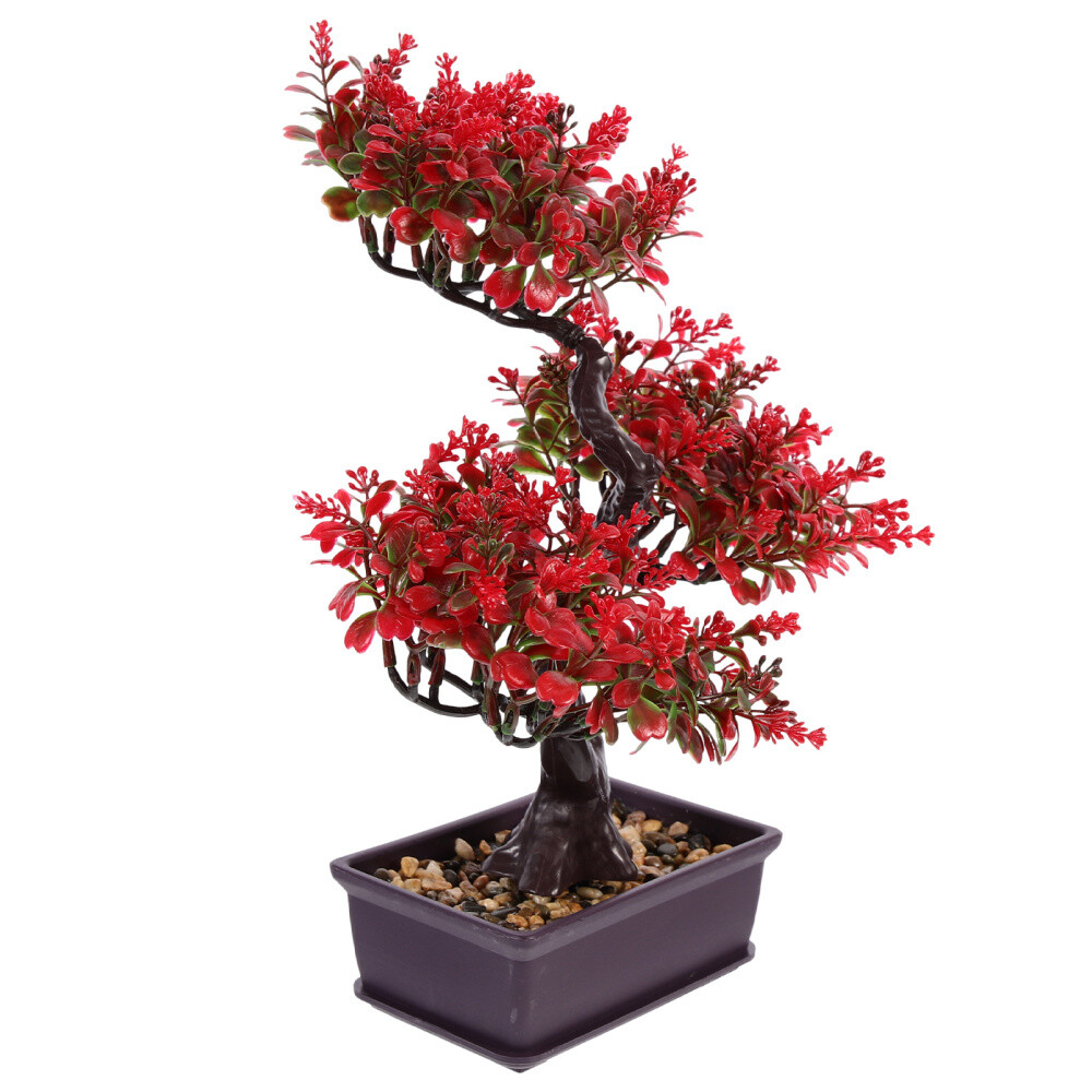 Japanese Zen Decor Artificial Bouquet Fake Bonsai Flower Office Decor