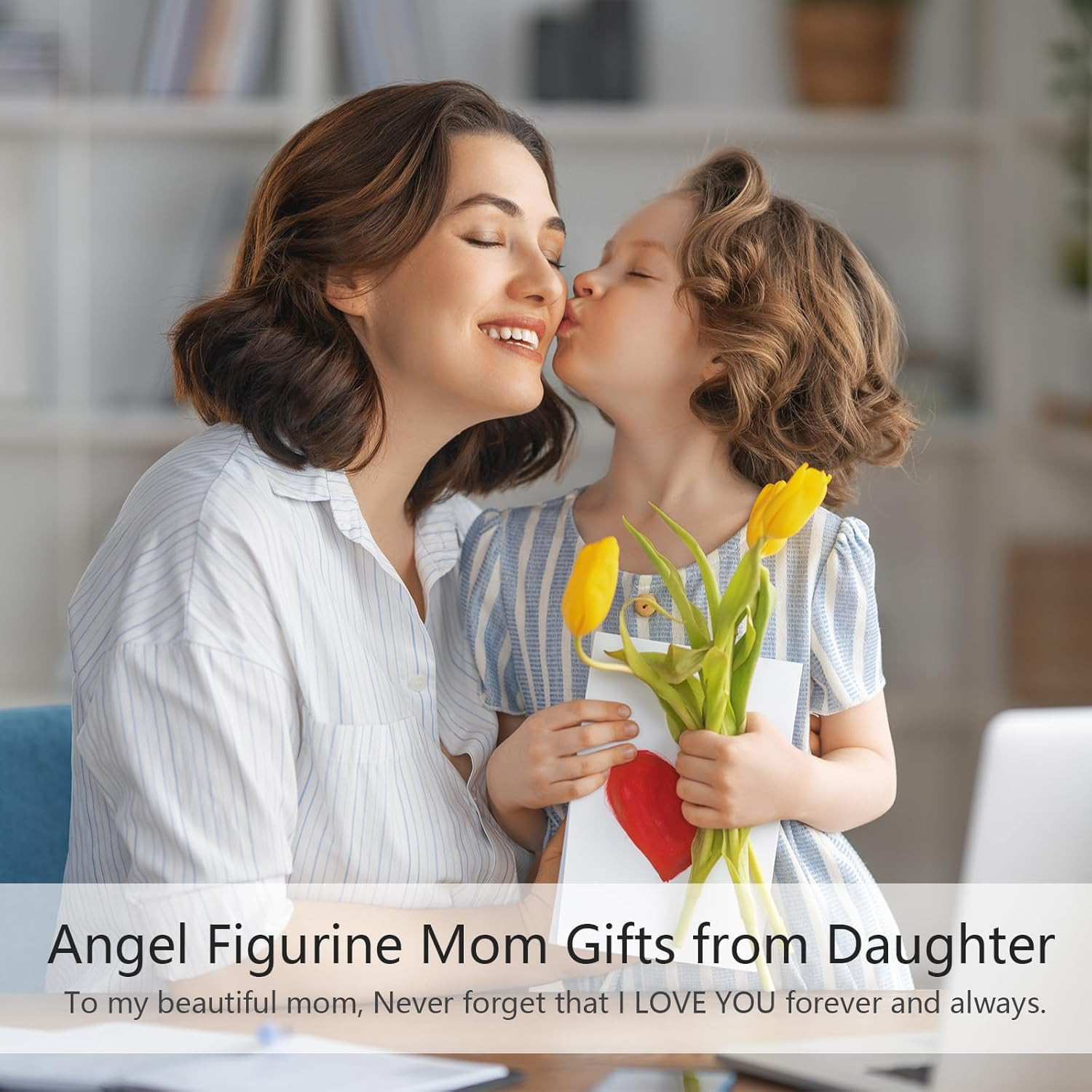 Gifts for Mom 5.12″ Angel Figurine – Sentimental Birthday & Mother’s Day Gift