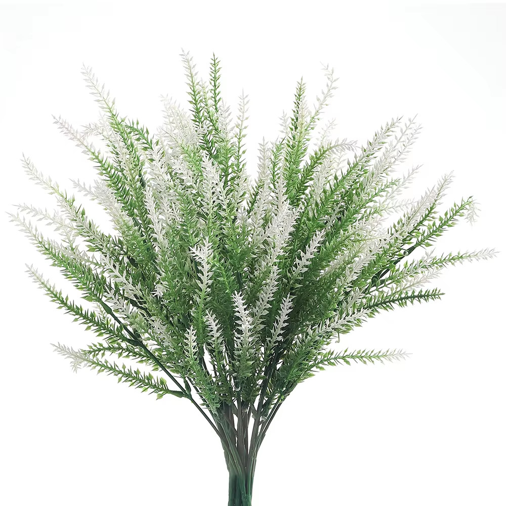 5/10pcs Artificial Lavender Flower Heads DIY Fake Flowers Bouquet Table Display