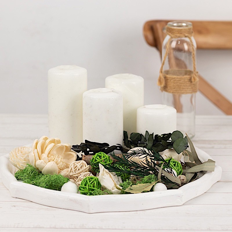 Assorted Dried Potpourri Vase Fillers with Vanilla Fragrance Oil Wedding Home