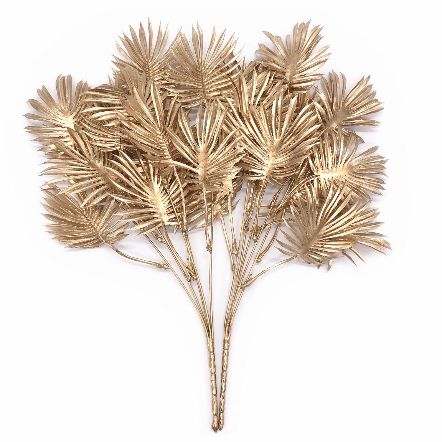 Artificial Golden Plants Decor Fake Plant Bush Grass Fern Bushes Faux Shrubs …