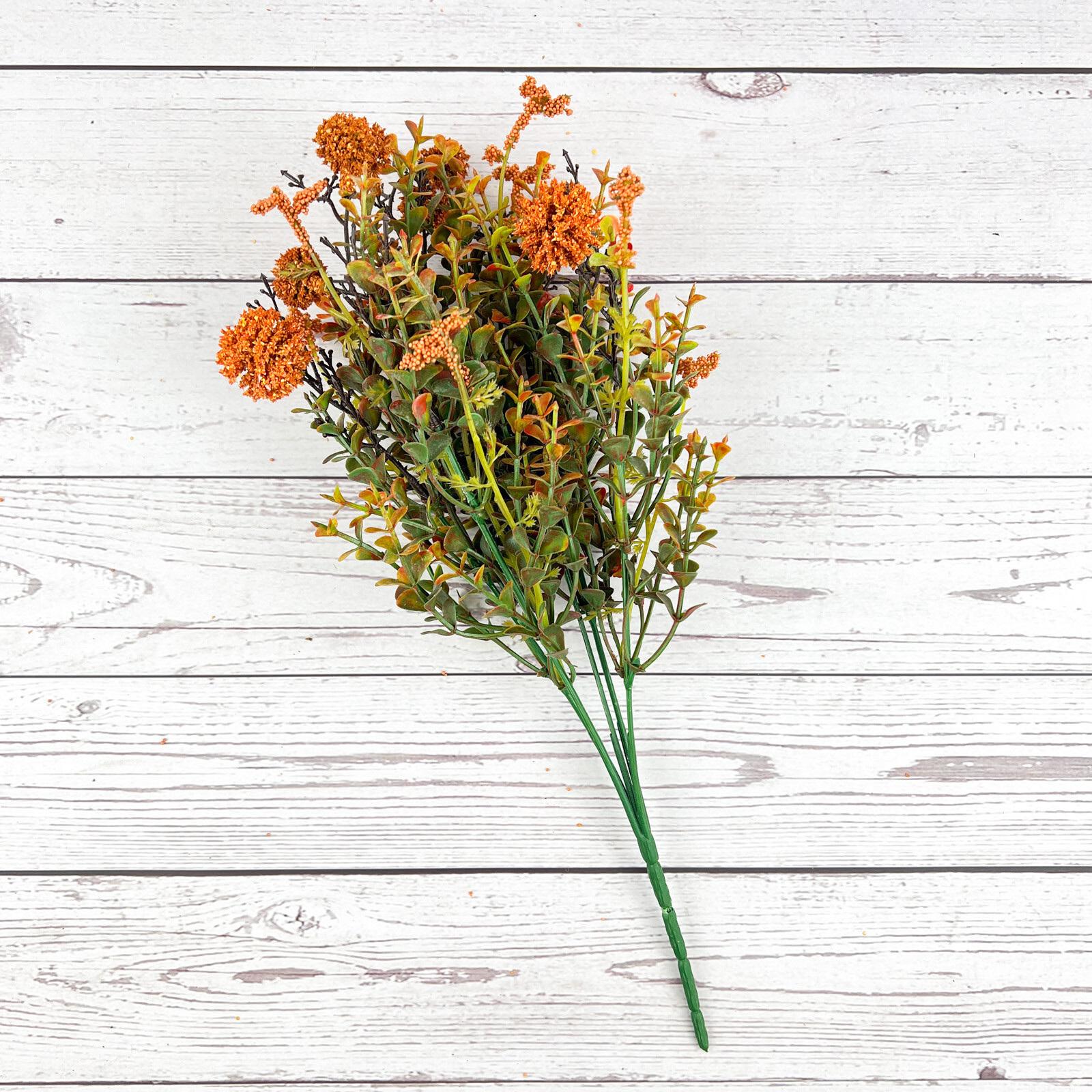 Fall Pincushion Pick / Spray 14″ High Autumn Fall Flor