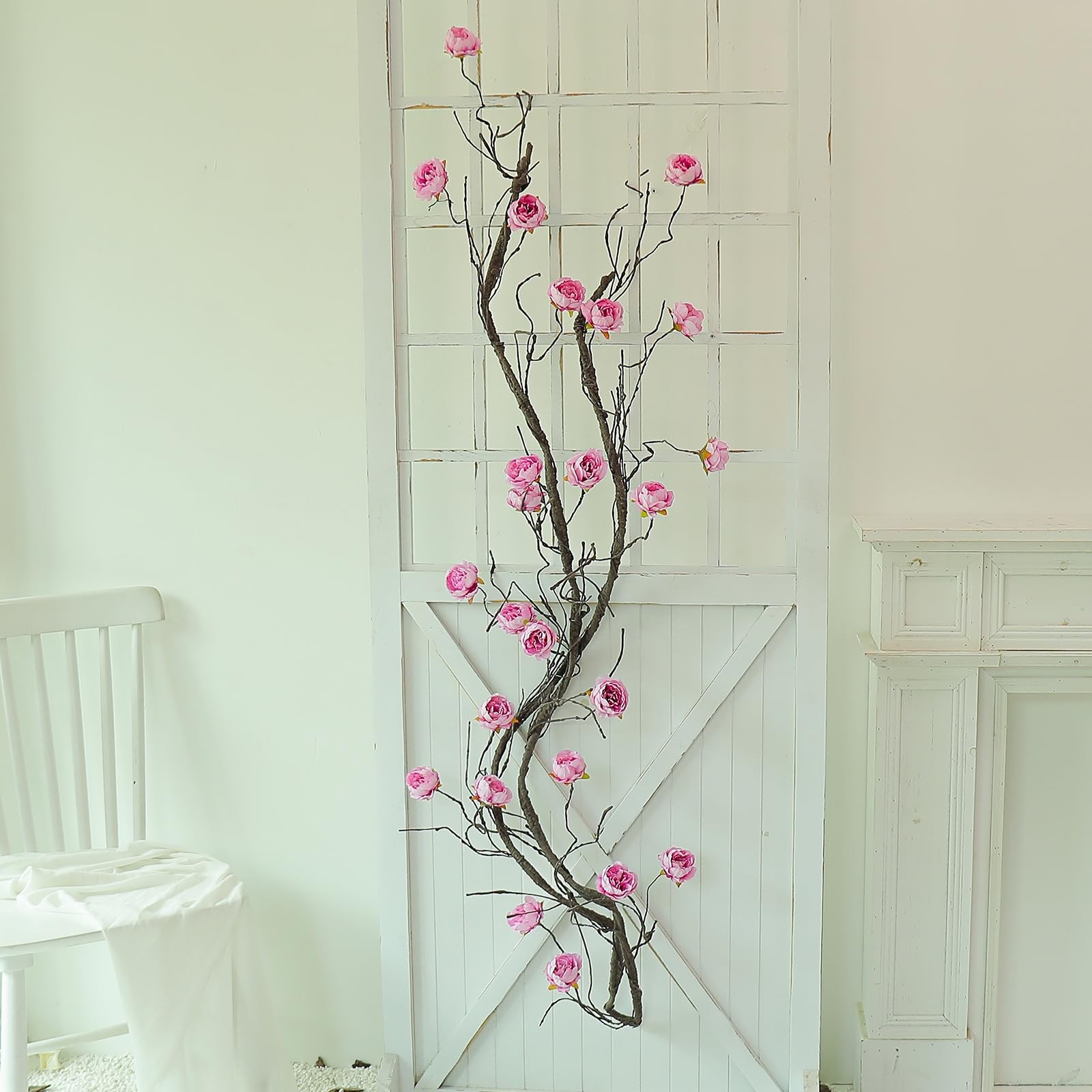 1PCS 300cm/118inch Large Flexible Artificial Tree Fall Vines Twine Wood Branc…