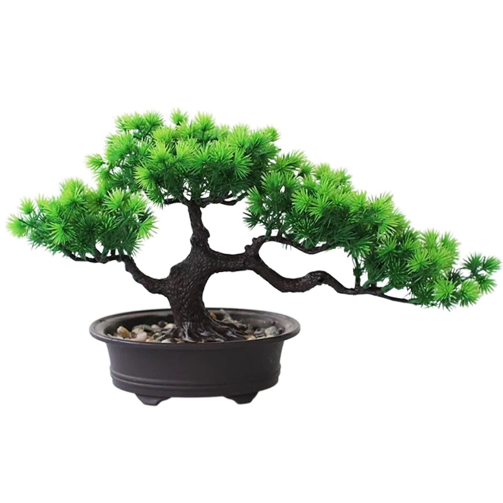 Artificial Bonsai Tree Fake Plant Decoration Potted Tree Faux House Plants Sm…