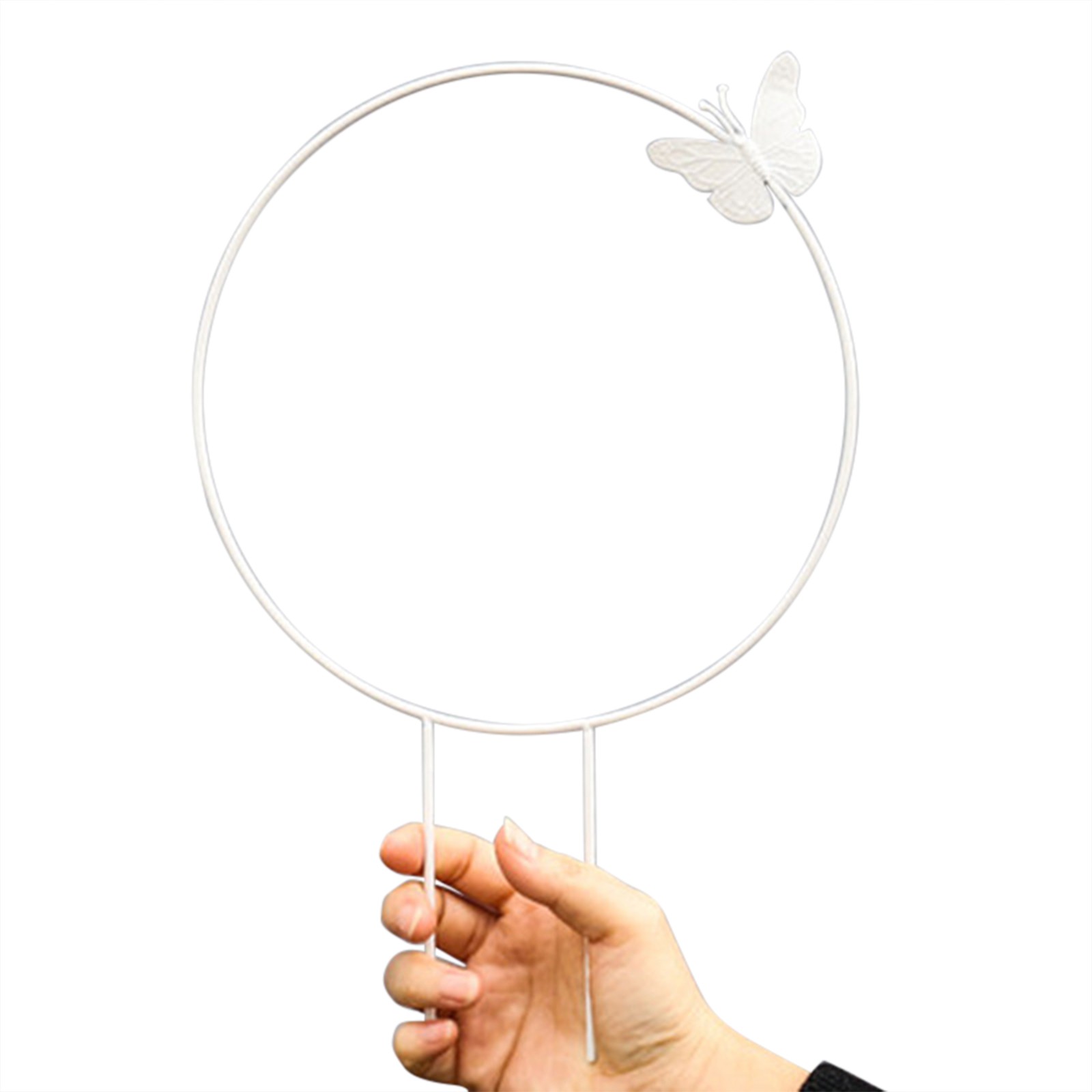 White Heart Plant Support 28x31cm