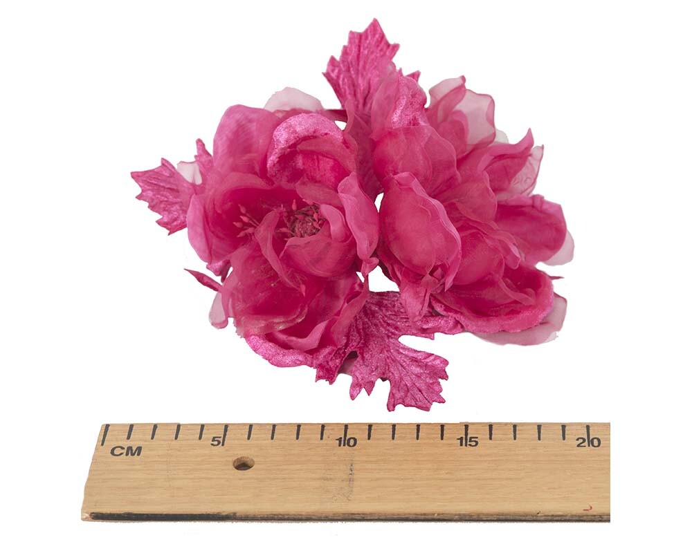 High Quality Large Twin Magnolia Silk Flower Millinery Fascinators Aussie Seller