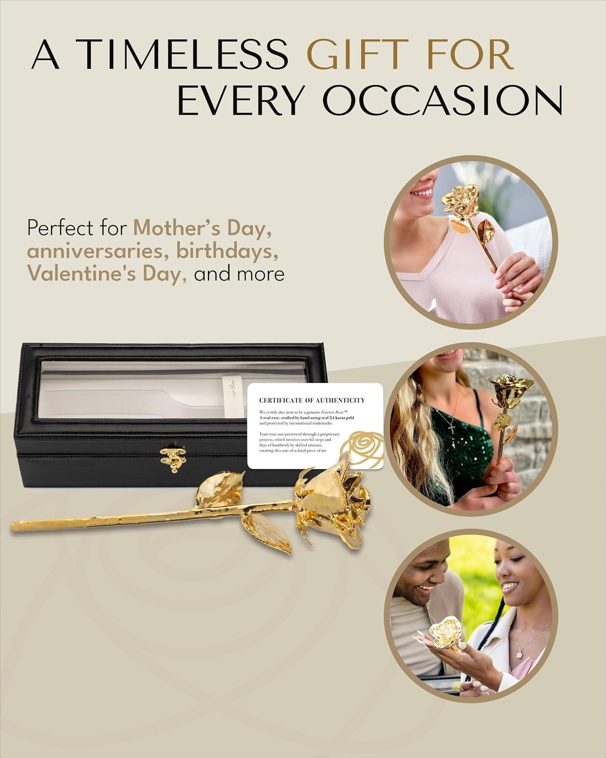 Luxury 24K Gold Rose – Anniversary Gift for Wife