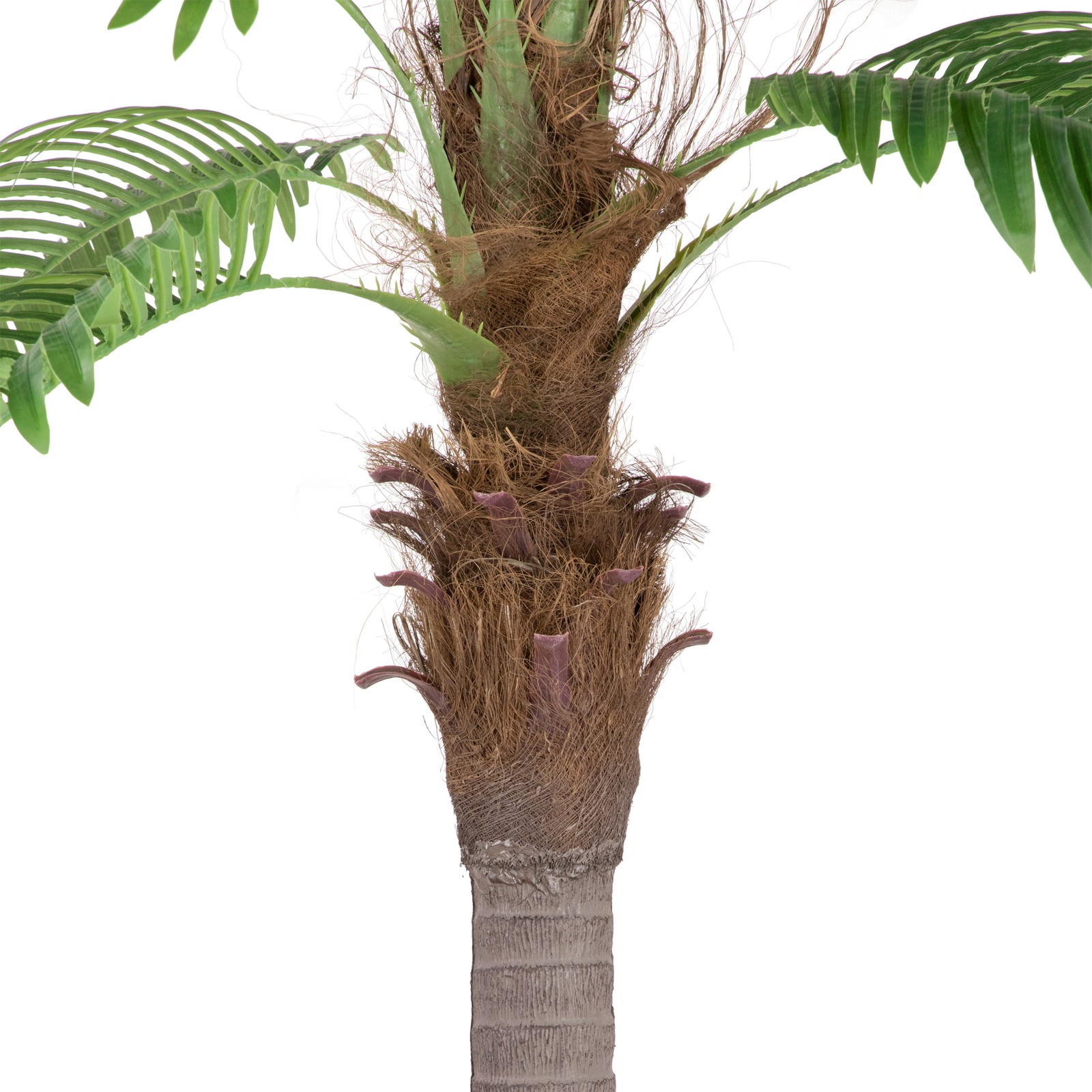 Northlight 8′ Potted Artificial Brown and Green Phoenix Palm Tree