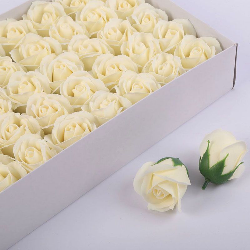 Pack of 20 Large Soap Flowers Colorful Artificial Flower Soap Women’s