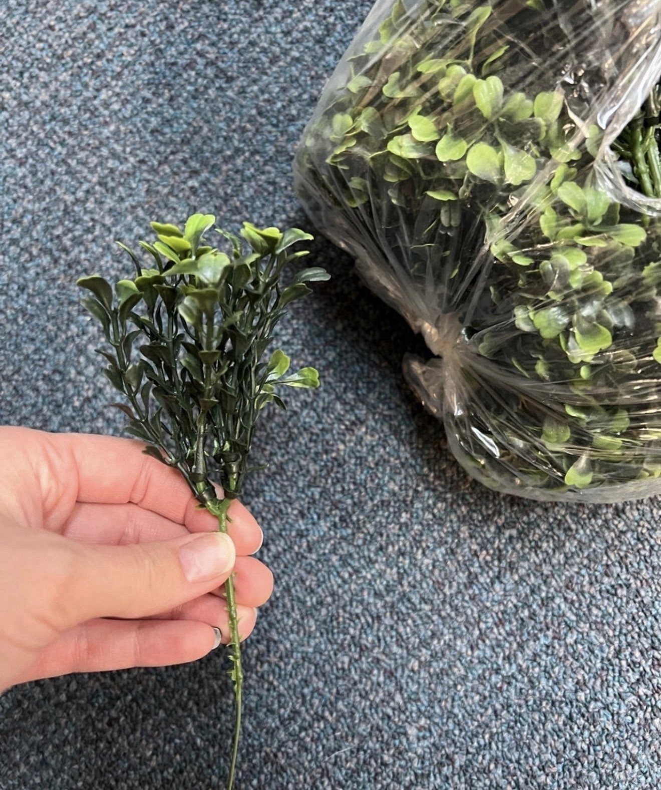 garland decor greens filler fluffy branches vintage picks plant Spring Foliage