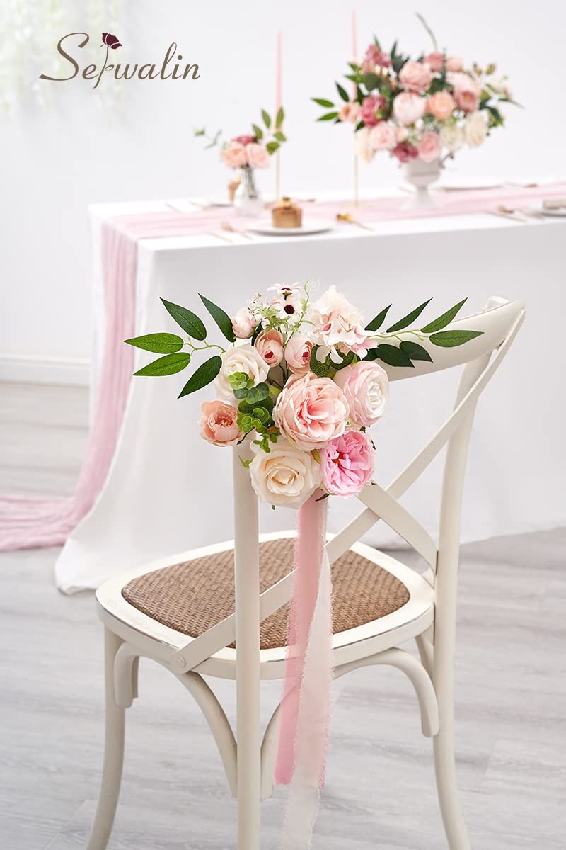 Artificial Flowers Pink Flowers Fake Silk Flowers Wedding Cake Flowers for We…