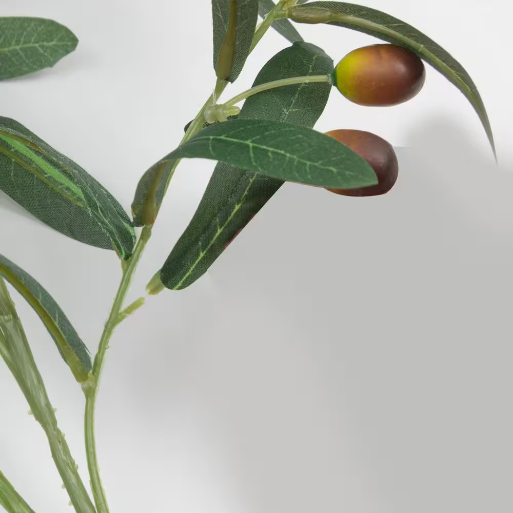 3.3 Ft. 3-Pieces Artificial Olive Tree Branches Faux Olive Leaves Plant Greenery