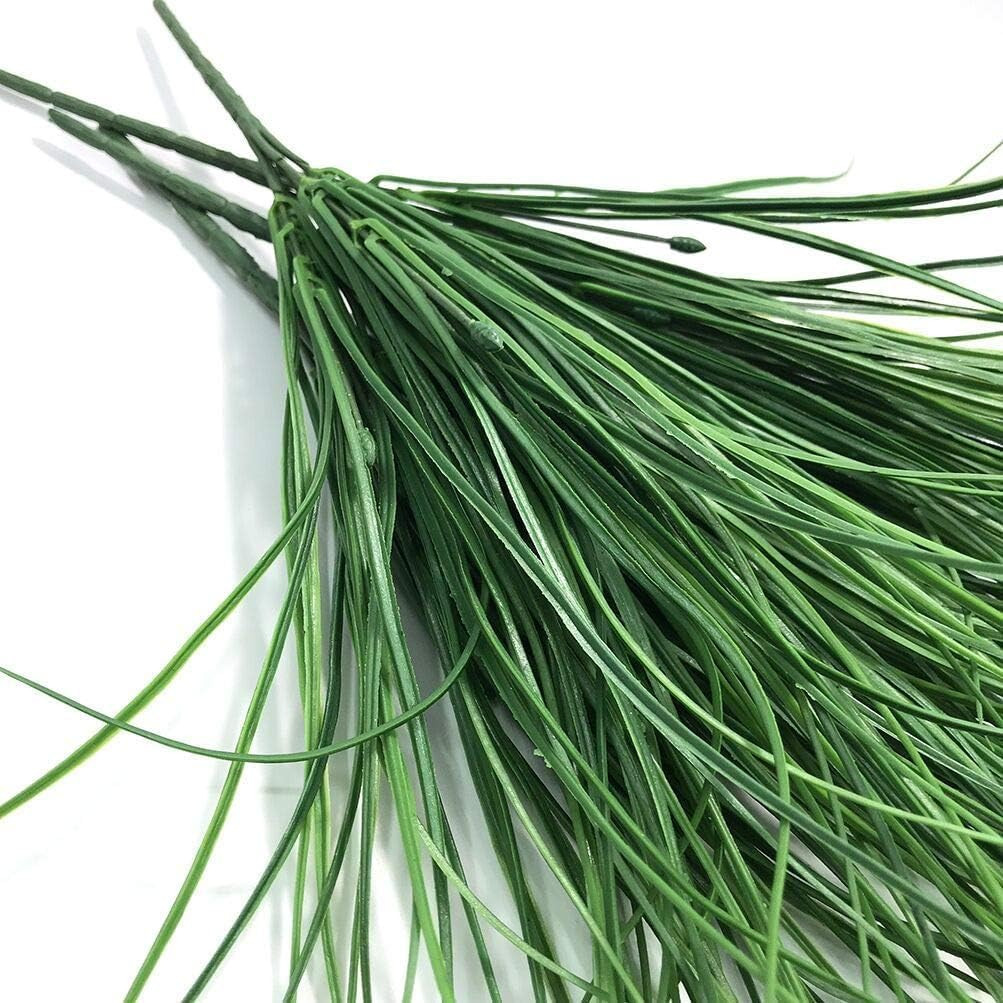 Plantas Artificiales Exterior 8pcs Hierba Falsa Resistente UV Decoracion Jardín