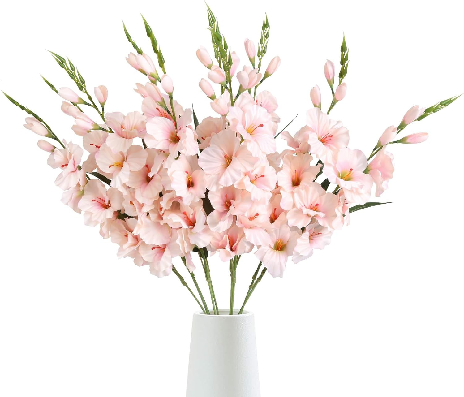 10 PCS Gladiolus Artificial Flowers 30.3 in Gladiolus Flowers Silk Gladiolus Flo