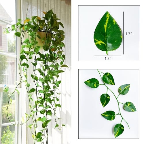 270 Ft 36 Pack Artificial Ivy Garland Greenery Vine Leaves for Wall Decor