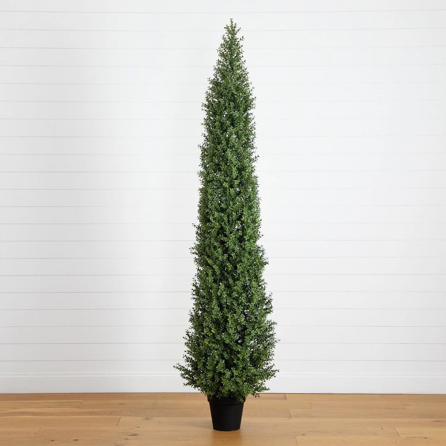 7’ Boxwood UV Resistant Artificial Topiary Tree (Indoor/Outdoor). Retail $199