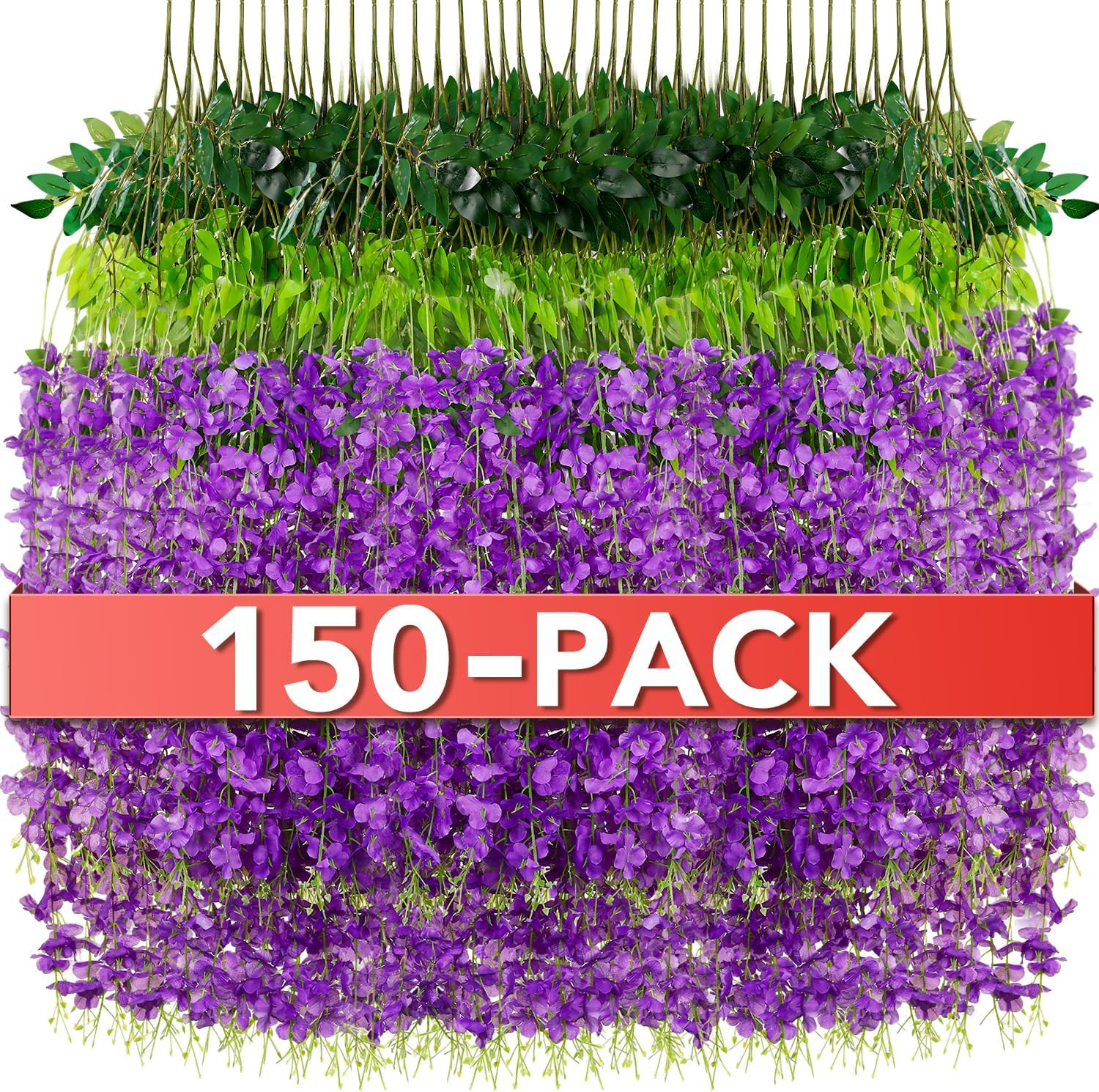Wisteria Hanging Flowers,Fake Hanging Flowers,Wisteria Artificiales Garland for