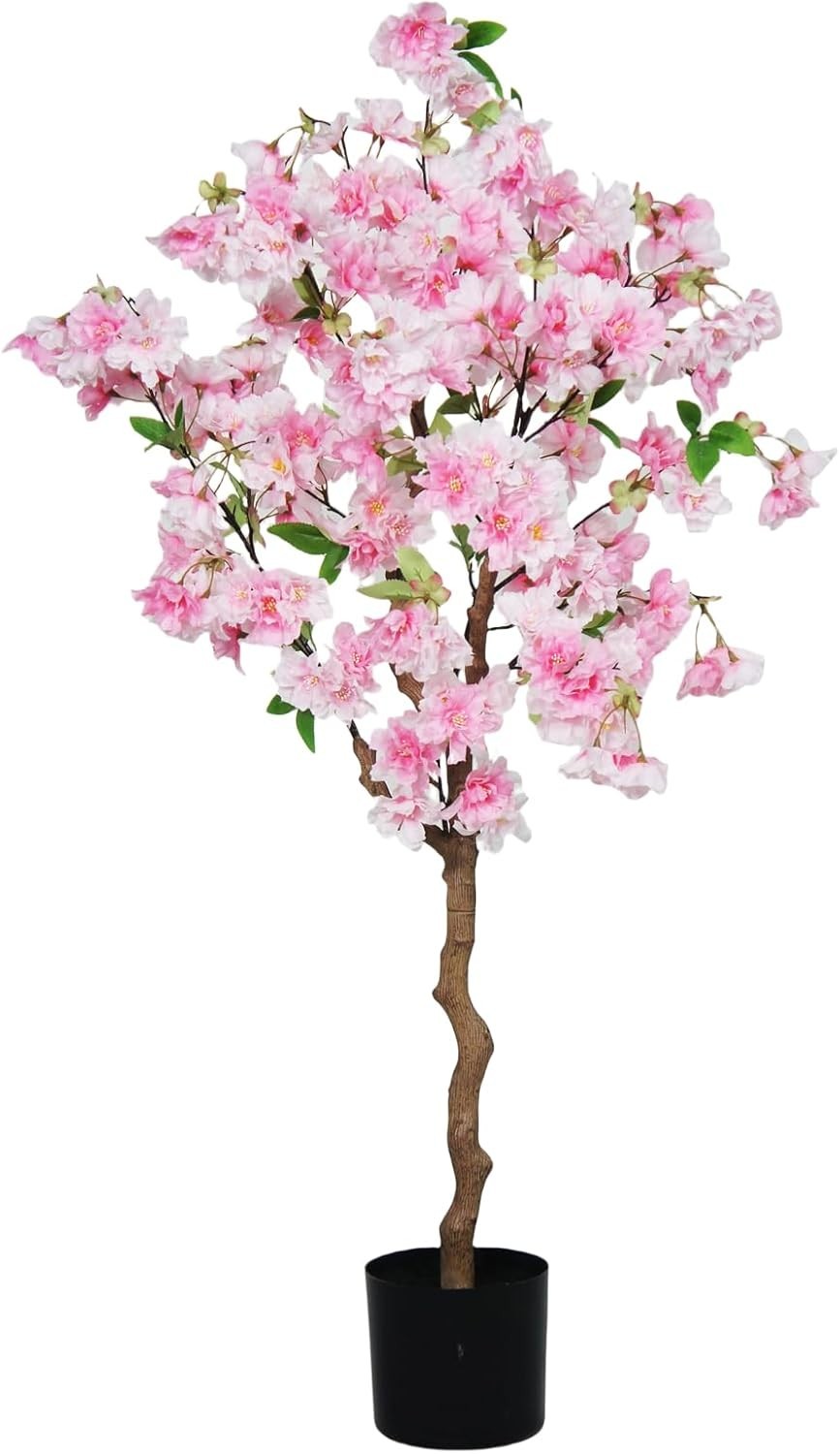 Realistic 4FT Pink Cherry Tree – Indoor & Wedding Decor
