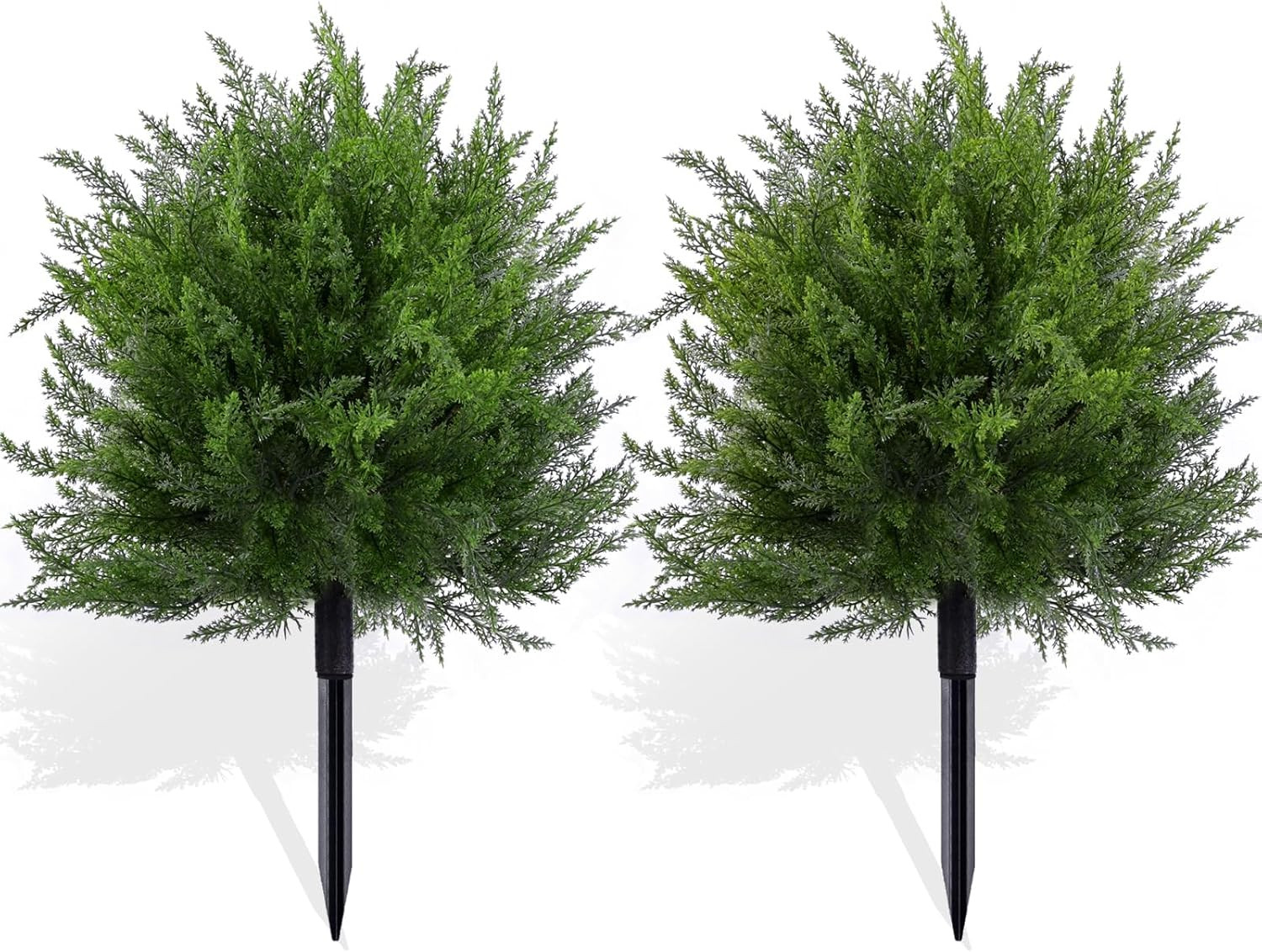 UV Resistant Artificial Boxwood Topiary Bushes for Indoor/Outdoor Decor