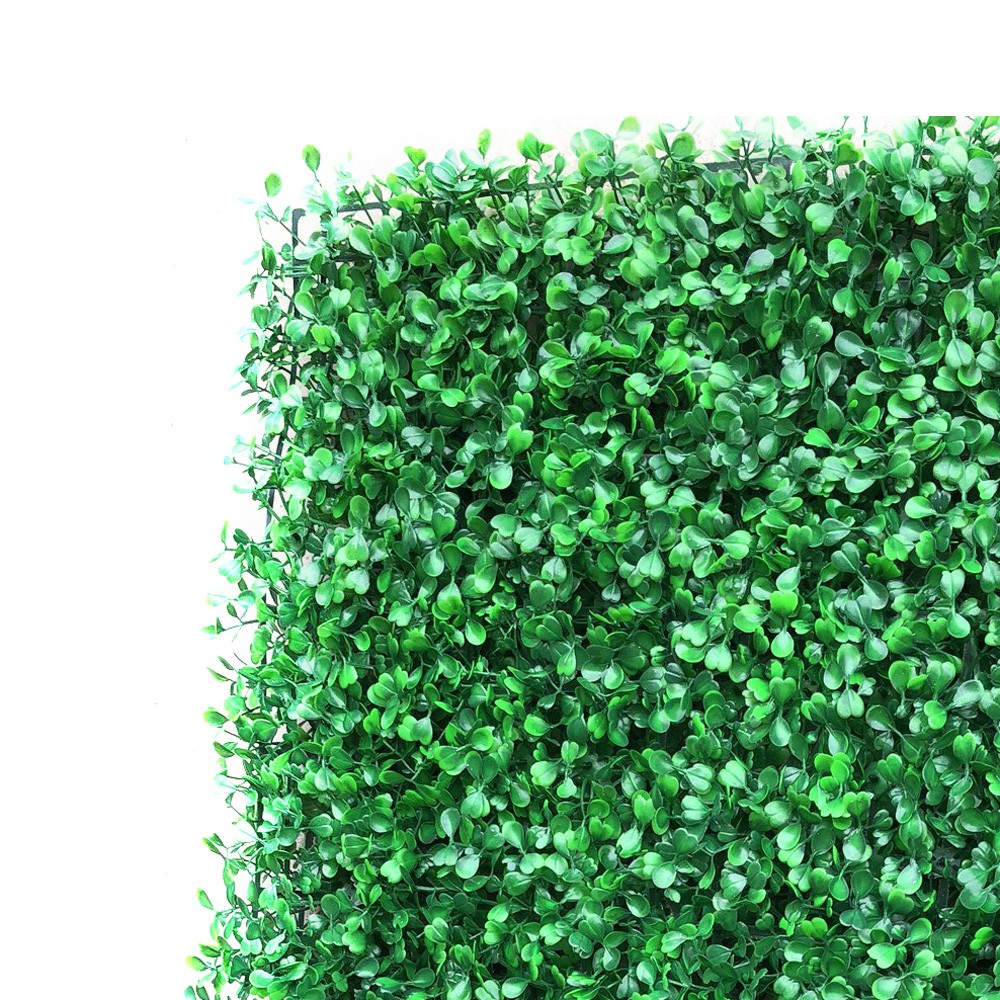 12 Pcs Green Fence Panel Grass Artificial Boxwood Hedge Wall Panels for Backyard
