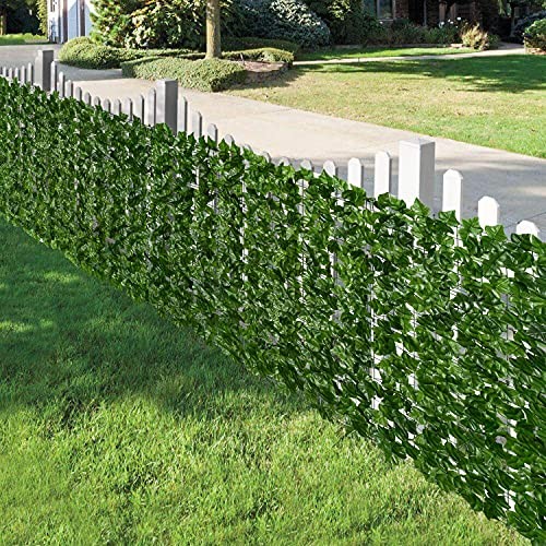Artificial Ivy Privacy Fence, 157.5x39in Artificial Hedges 157.5*39.4inch