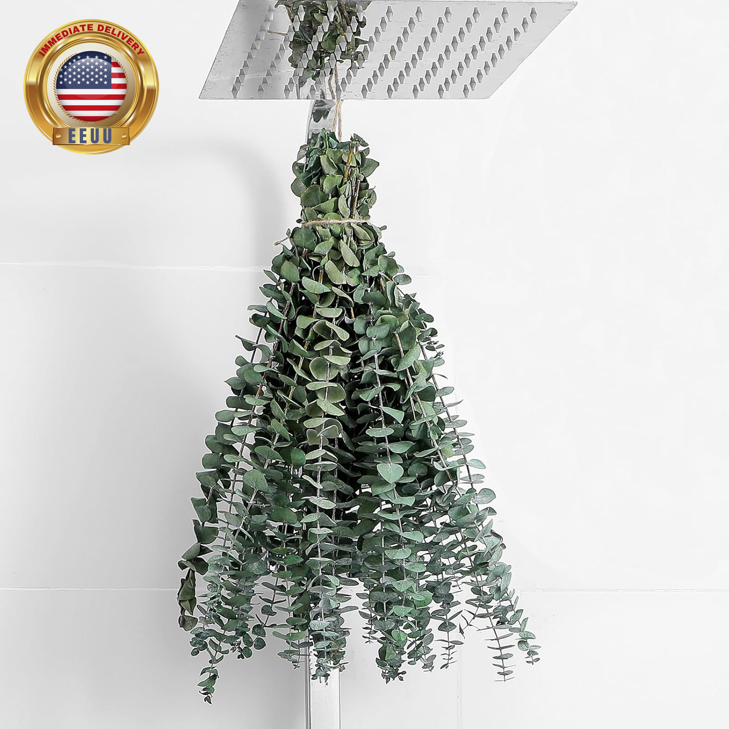 10 Pcs Dried Eucalyptus Stems 17″ Real Eucalyptus for Shower Hanging 100% Made f