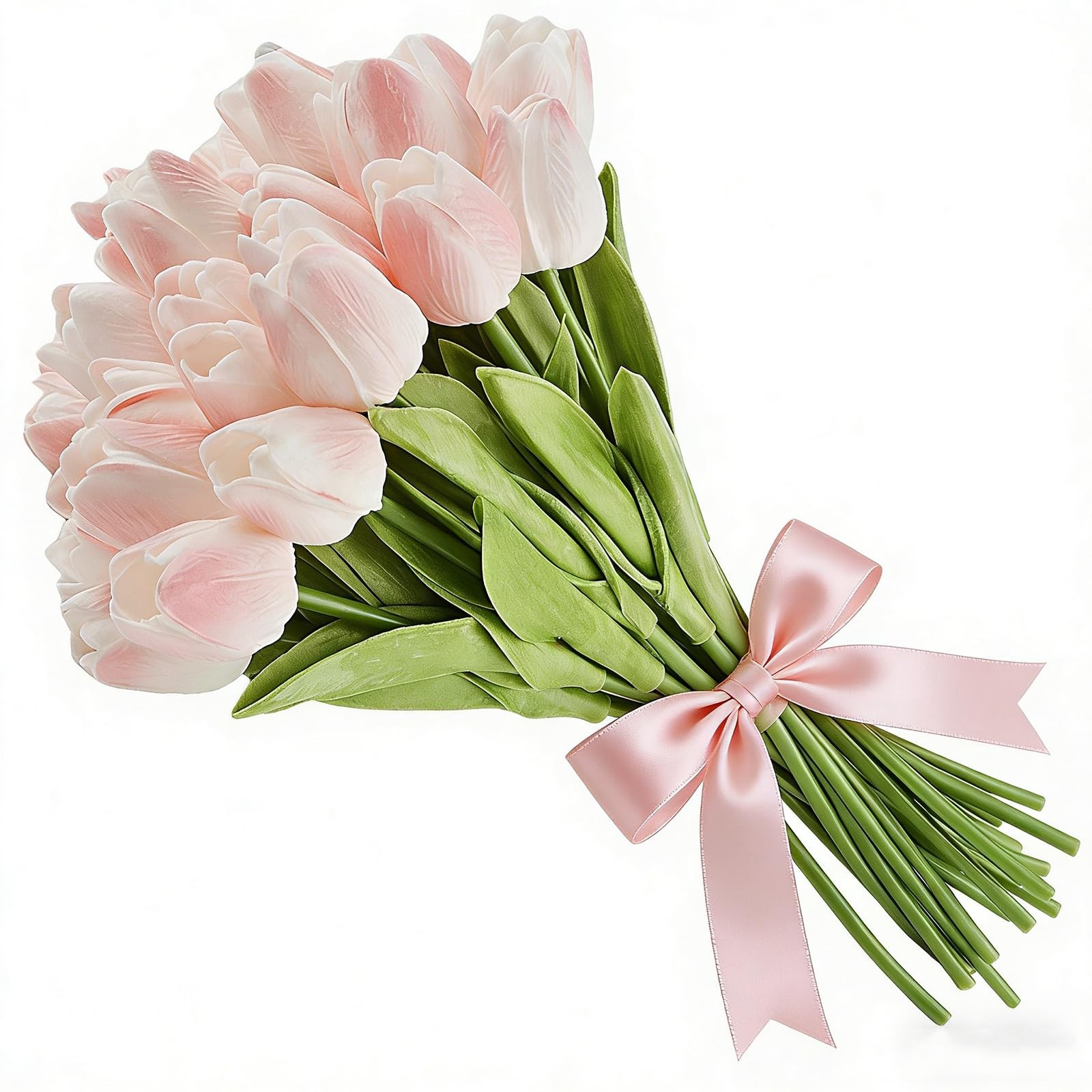 Artificial Tulips Bridal Wedding Festival Decor Bouquet Real Touch PU Flower …