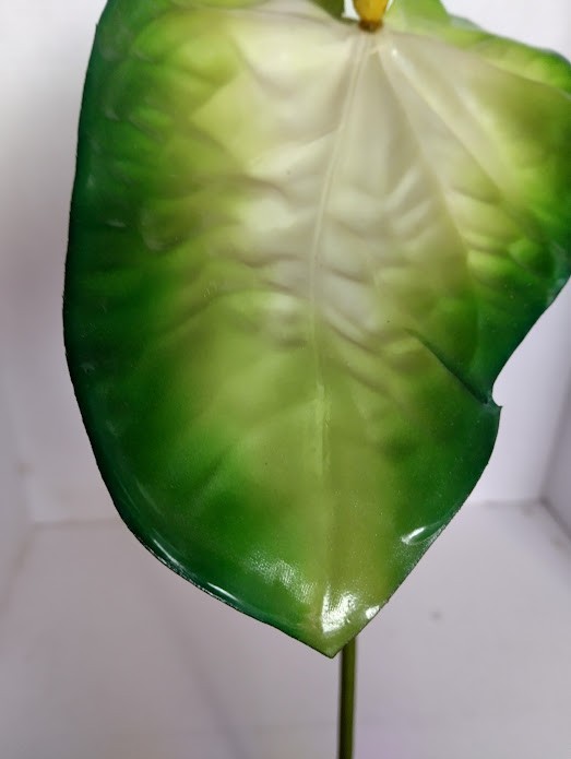 20″ Anthurium stem. Silk flower floral arrangements tropical Hawaiian flowers