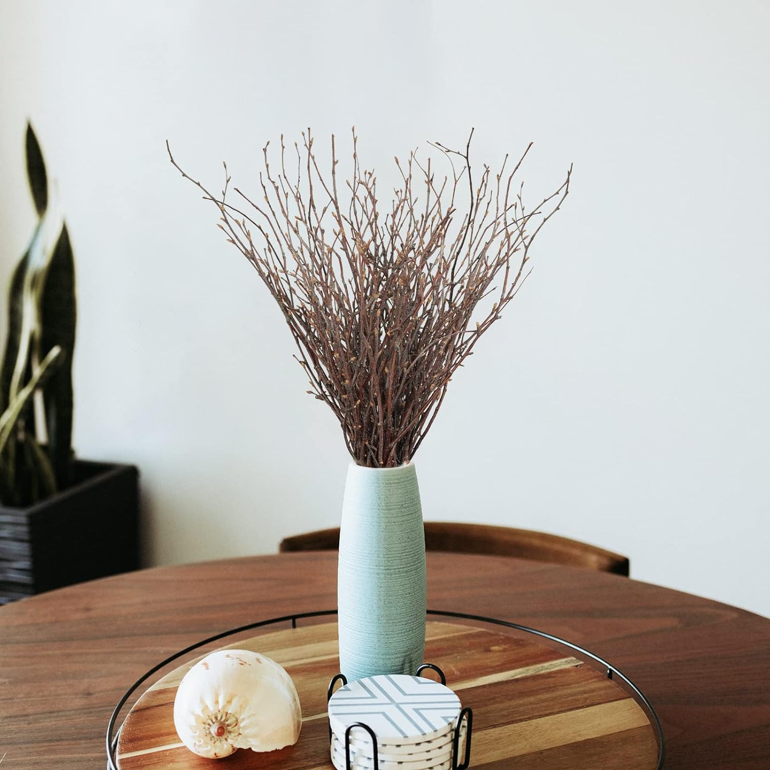 50 Pcs Birch Twigs 17″ Natural Dried Branches for DIY Crafts Wedding Home Decor